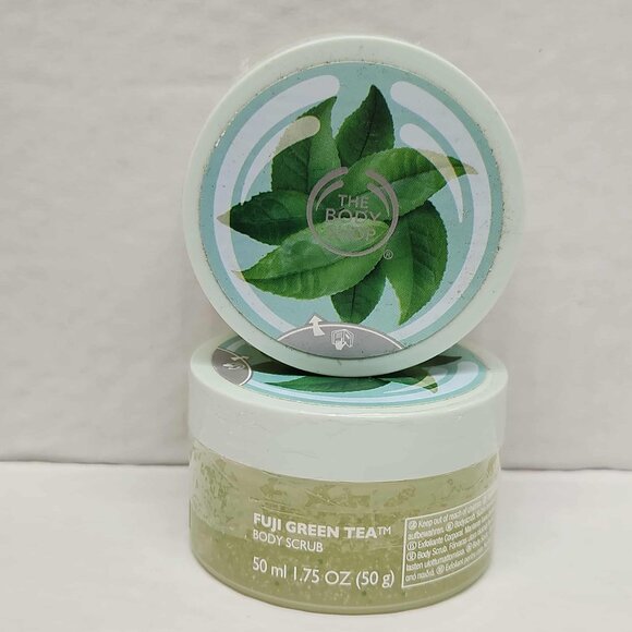 The Body Shop Fuji Green Tea Scrub 2 Pack 50ml Each Rare - Picture 1 of 1